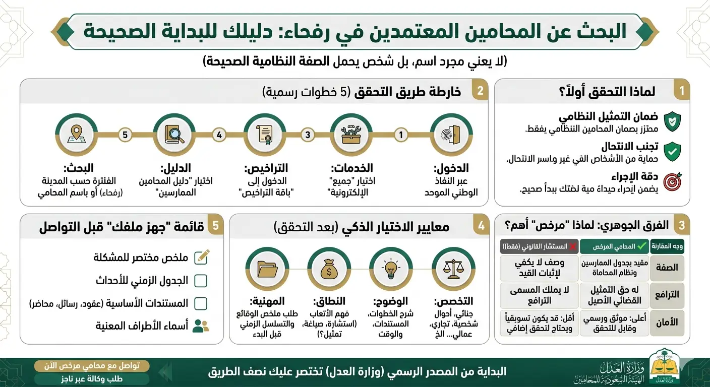 محامين معتمدين رفحاء